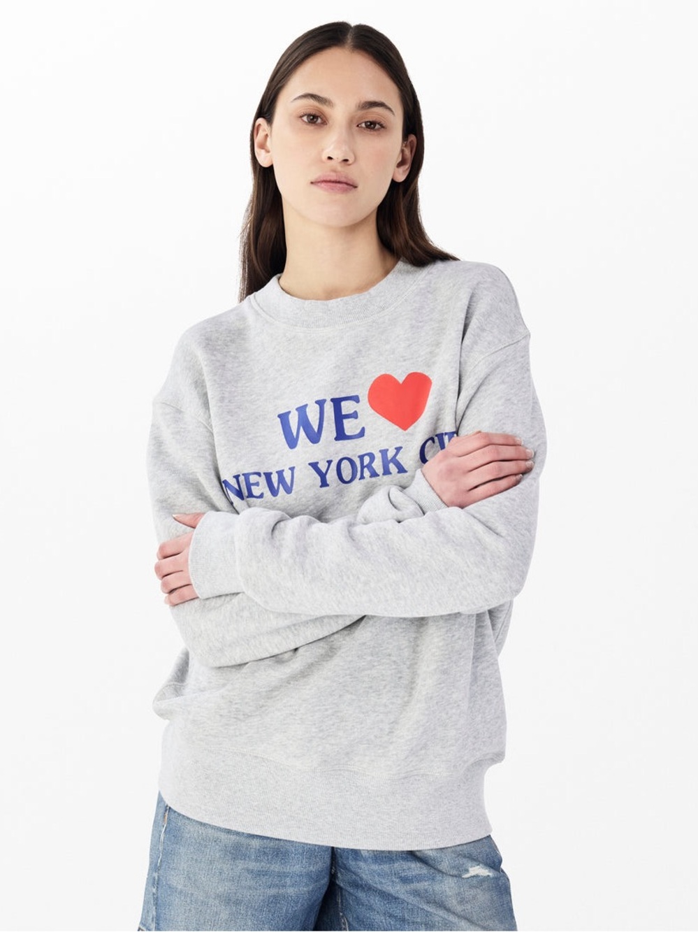NWT rag & bone We ♥ New York City Grey Sweatshirt